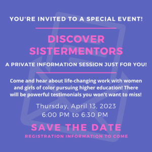 Discover Sister Mentors Event