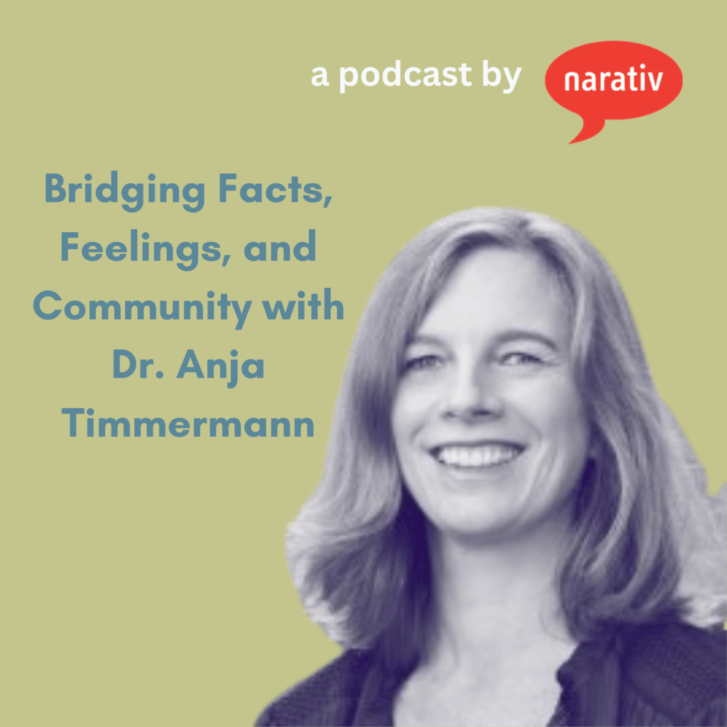 Anja Timmerman Jerome Deroy and Julienne Ryan Story Talks Narativ Podcast