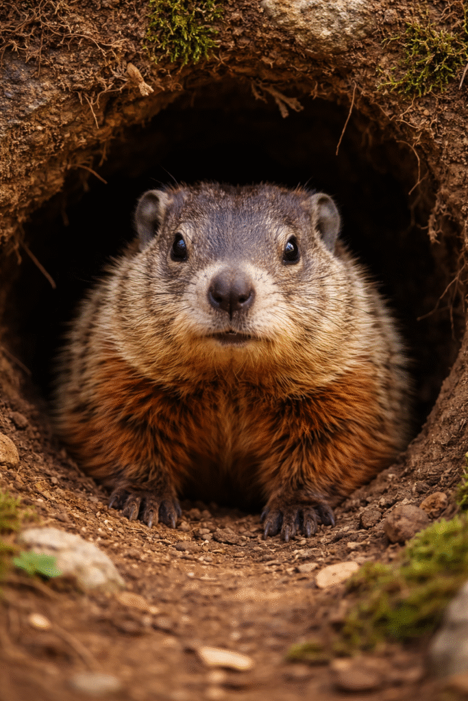 Punxsutawney Phil's standin